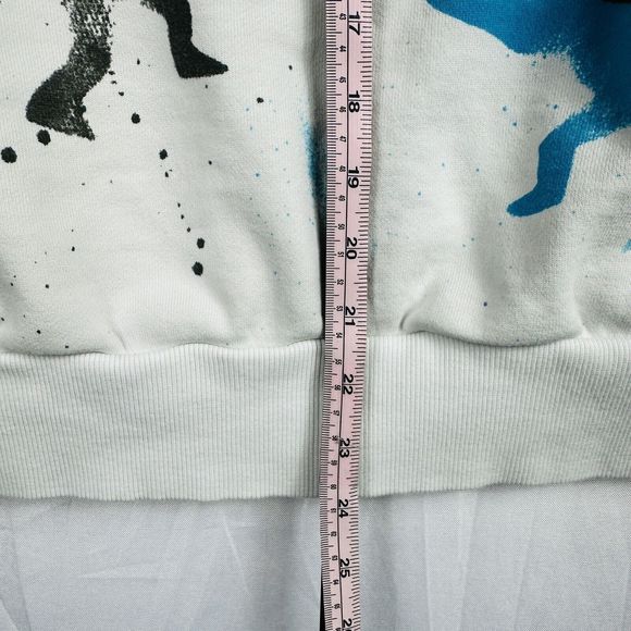 Adidas Shmoo Hoodie AOP White Men's Size Medium Pullover All Over Print FM1438 - Picture 13 of 15